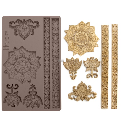 Redesign decoratie mal - Agadir Patterns - 1 pc, 12,7 cm x 20,32 cm, 8 mm hoog