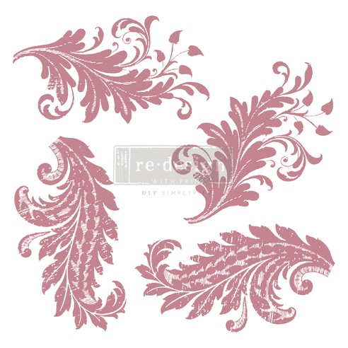 Redesign decoratie stempel - Royal Flourish - 30,48 cm x 30, 48 cm (4 pcs)