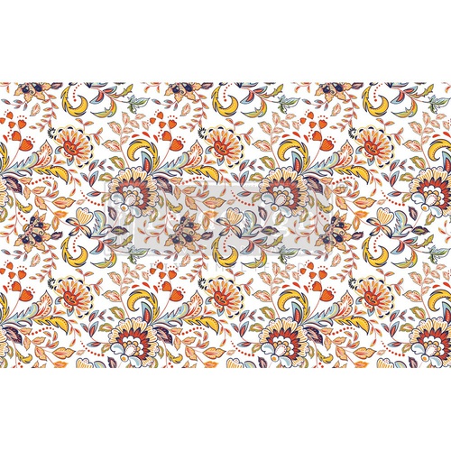 Decoupage decoratie tissue papier - Tangerine Spring - 1 sheet, 48,25 cm x 76,20 cm