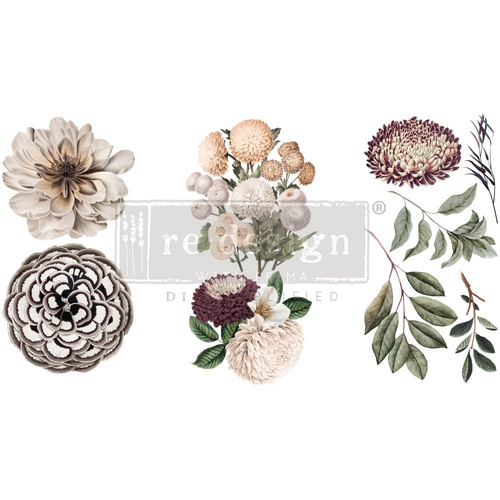 Decoratie transfers - Natural Flora