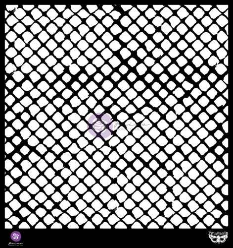 [655350960537] 30,48 cm x 30,48 cm - Stencil - Grunge Net