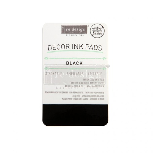 [655350651312] Redesign decoratie inkt Pad - Black - Magnetic ink