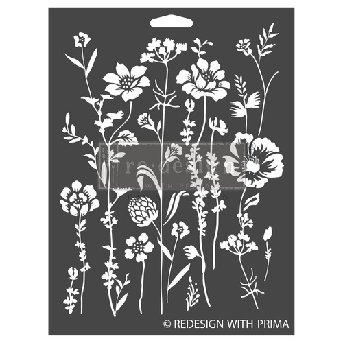[655350666644] 3D Decoratie stencils - Meadow Bloom